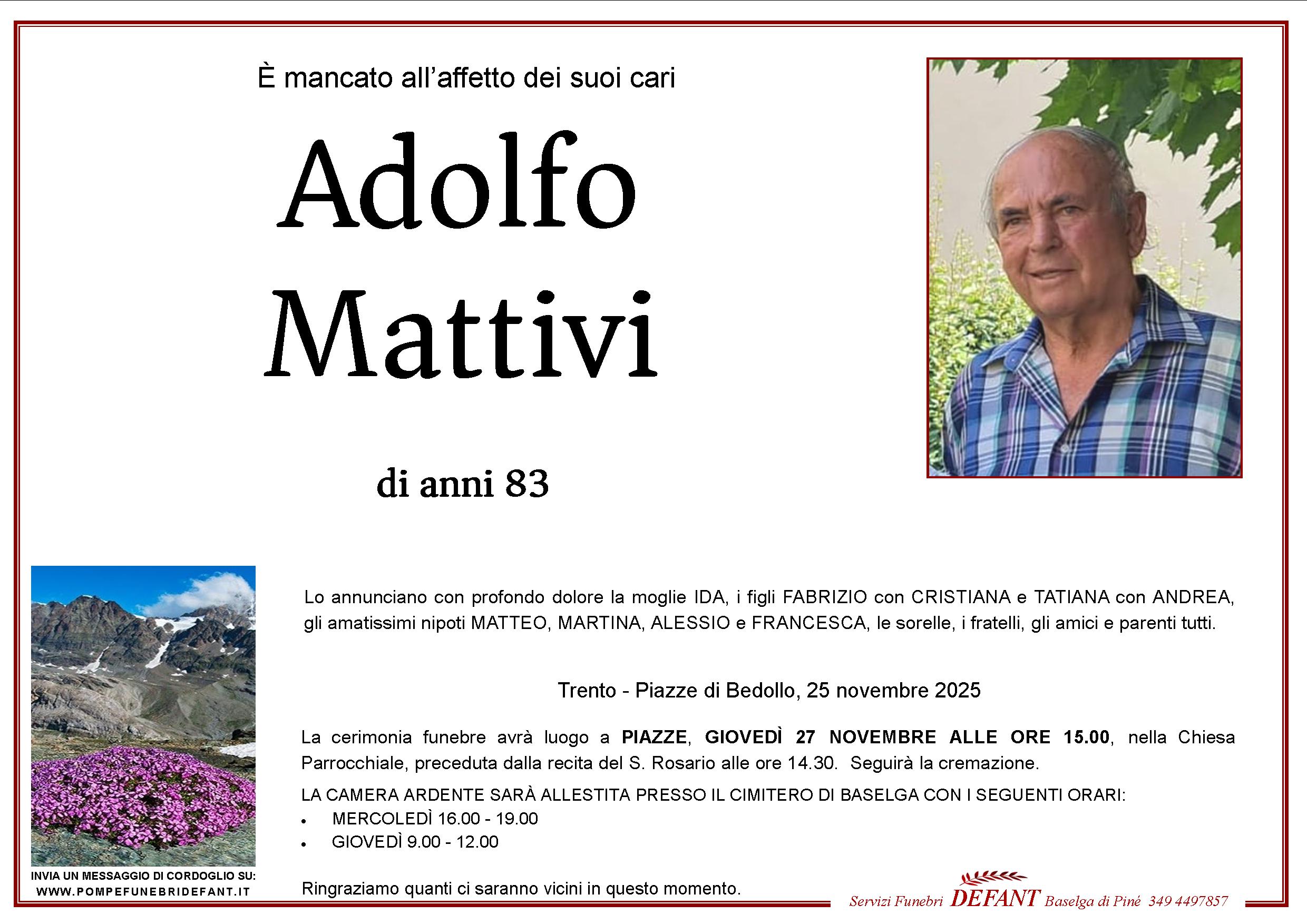 Adolfo Mattivi