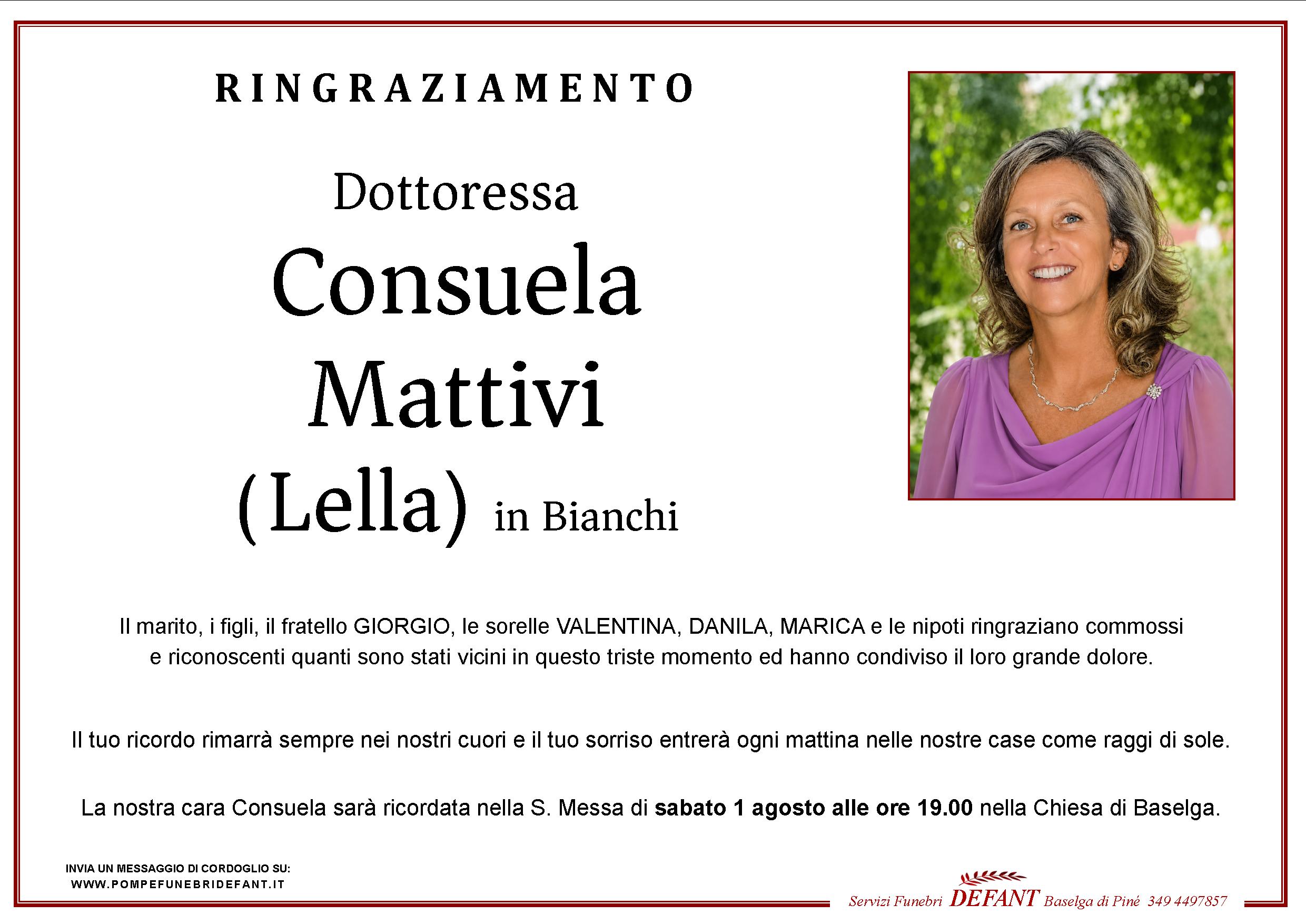 dottoressa Consuela Mattivi