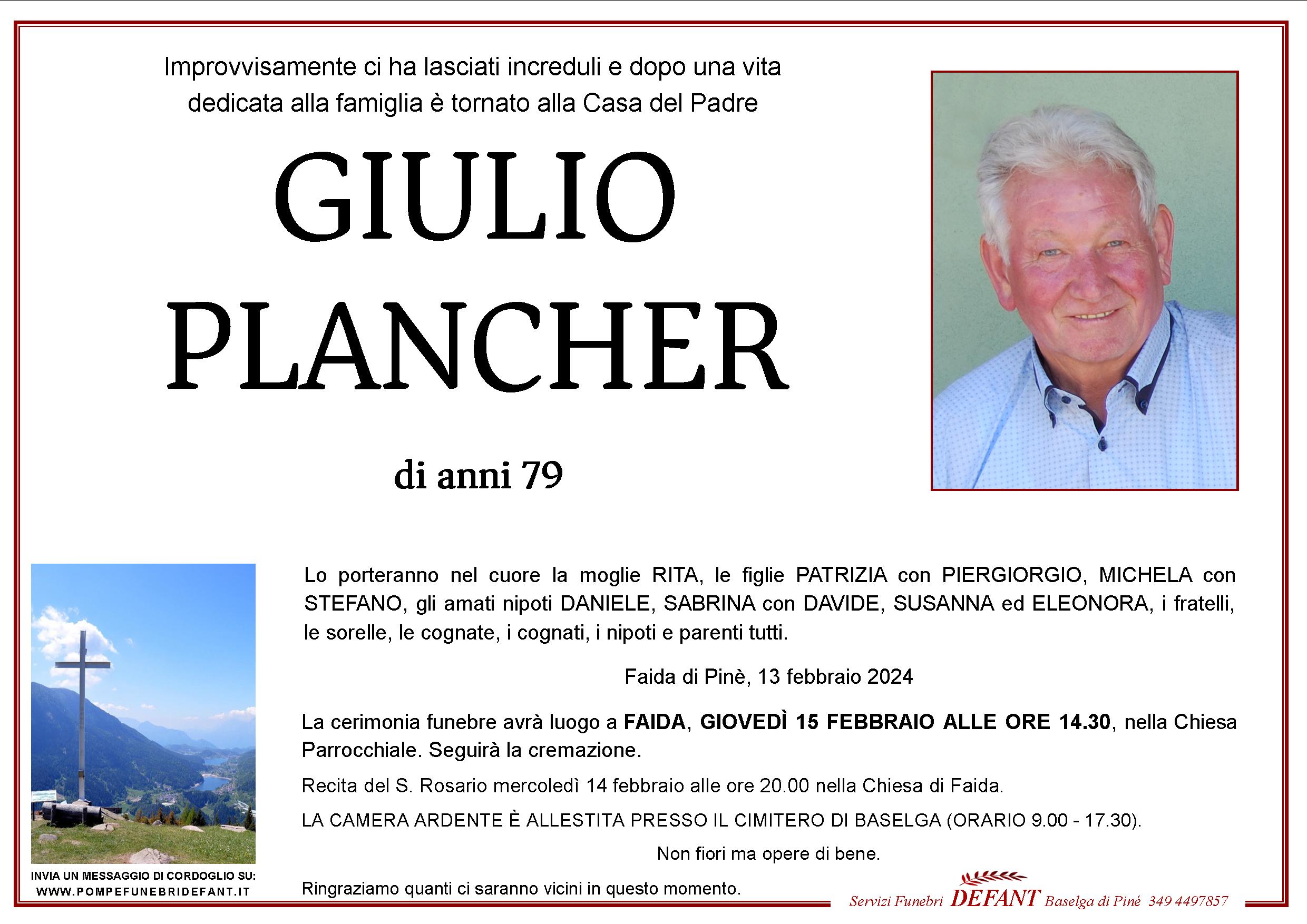 Giulio Plancher