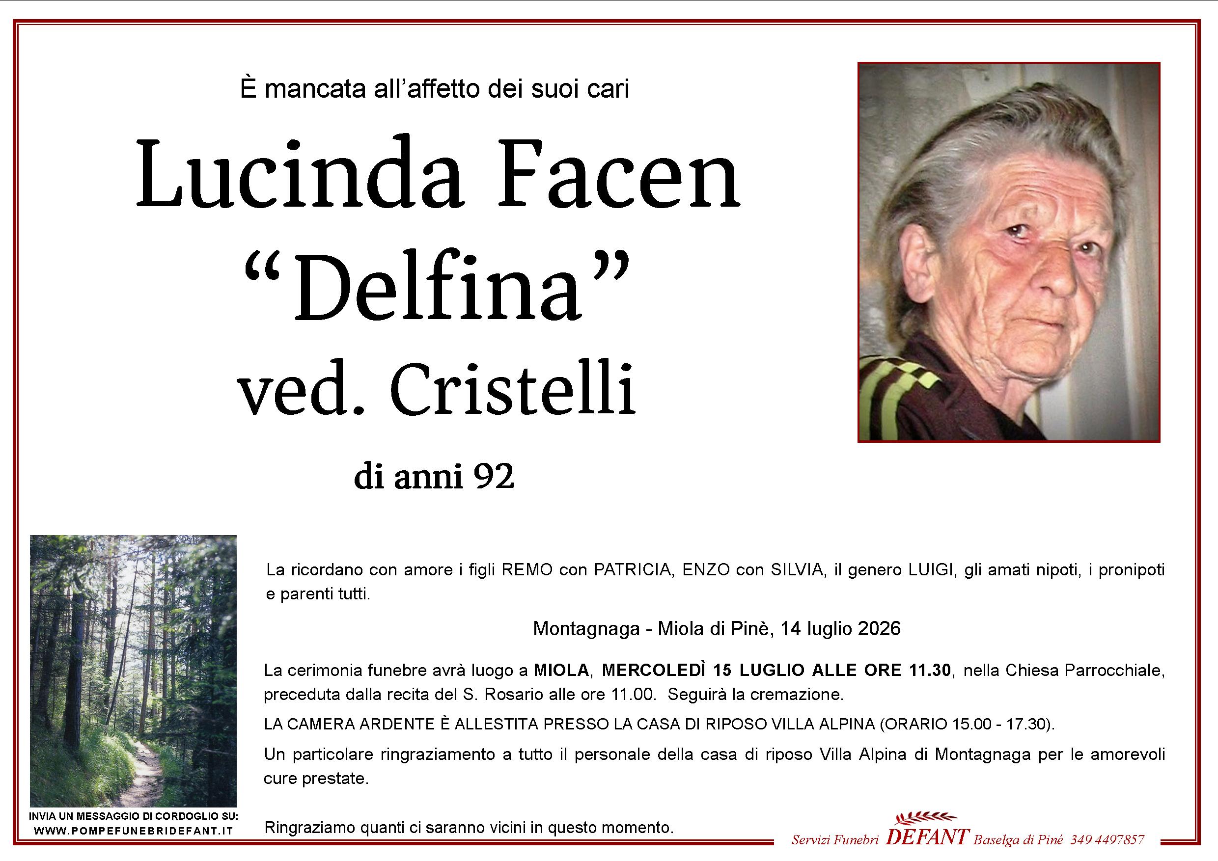 Lucinda Facen Delfina