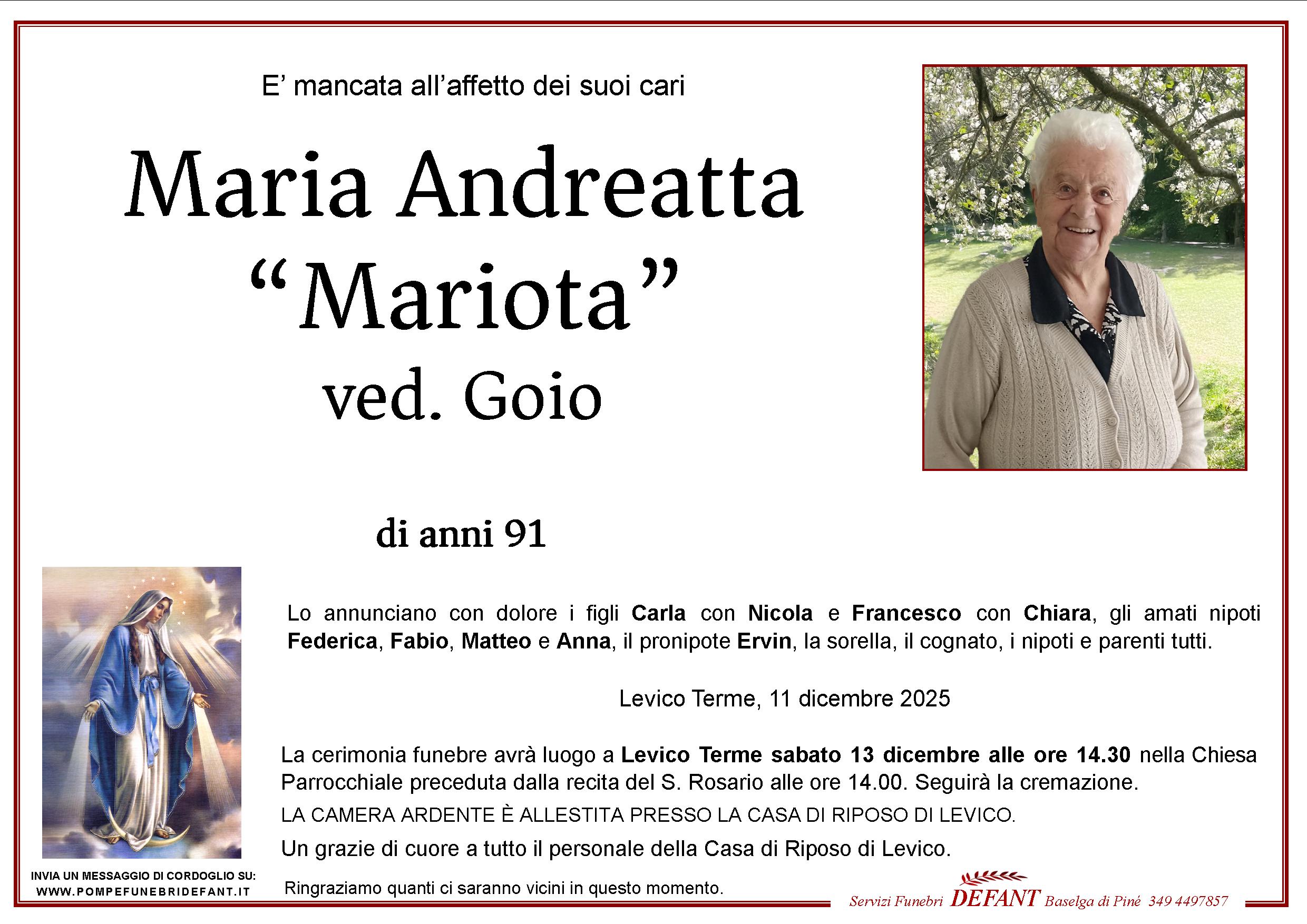 Maria Andreatta