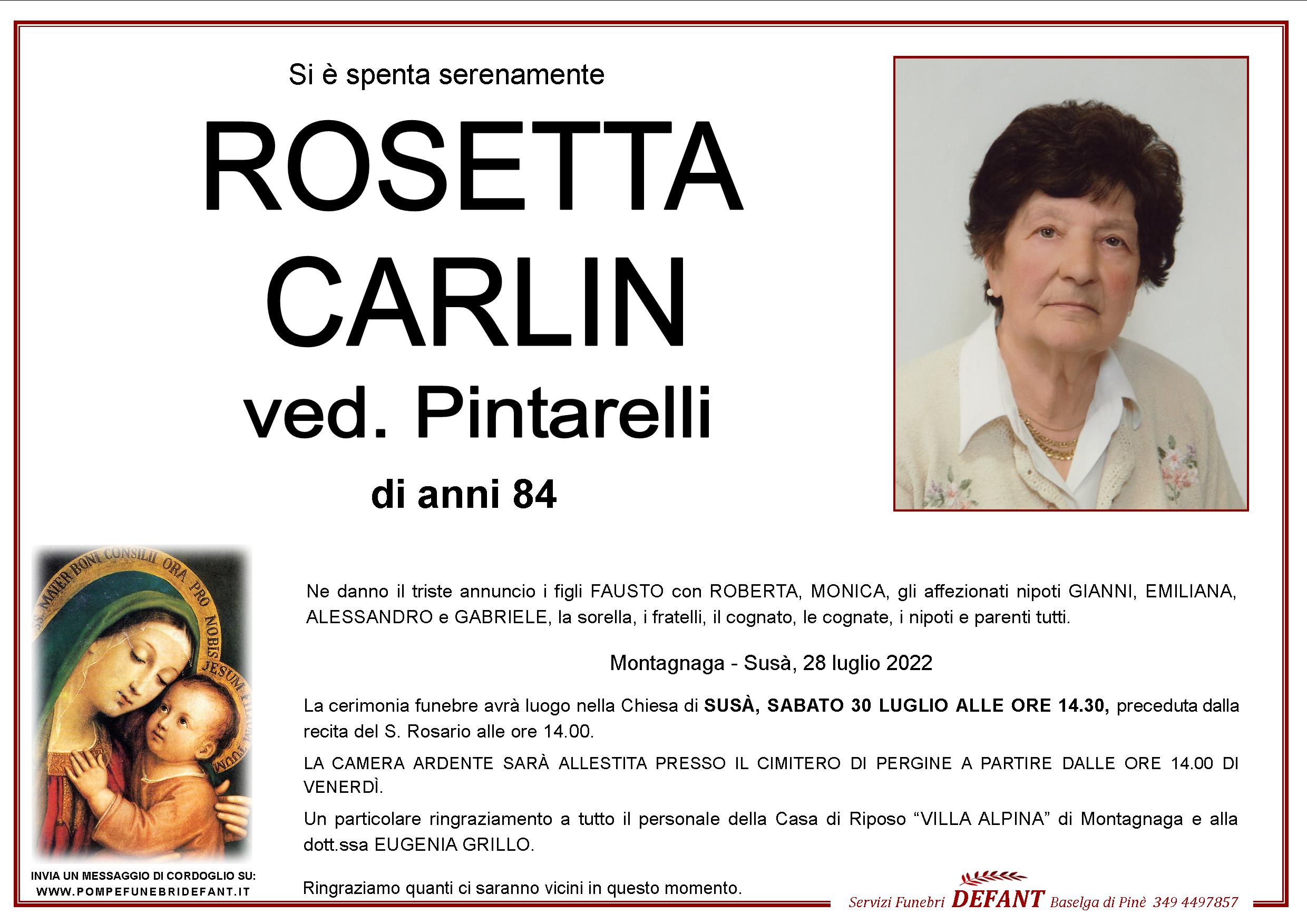 Rosetta Carlin