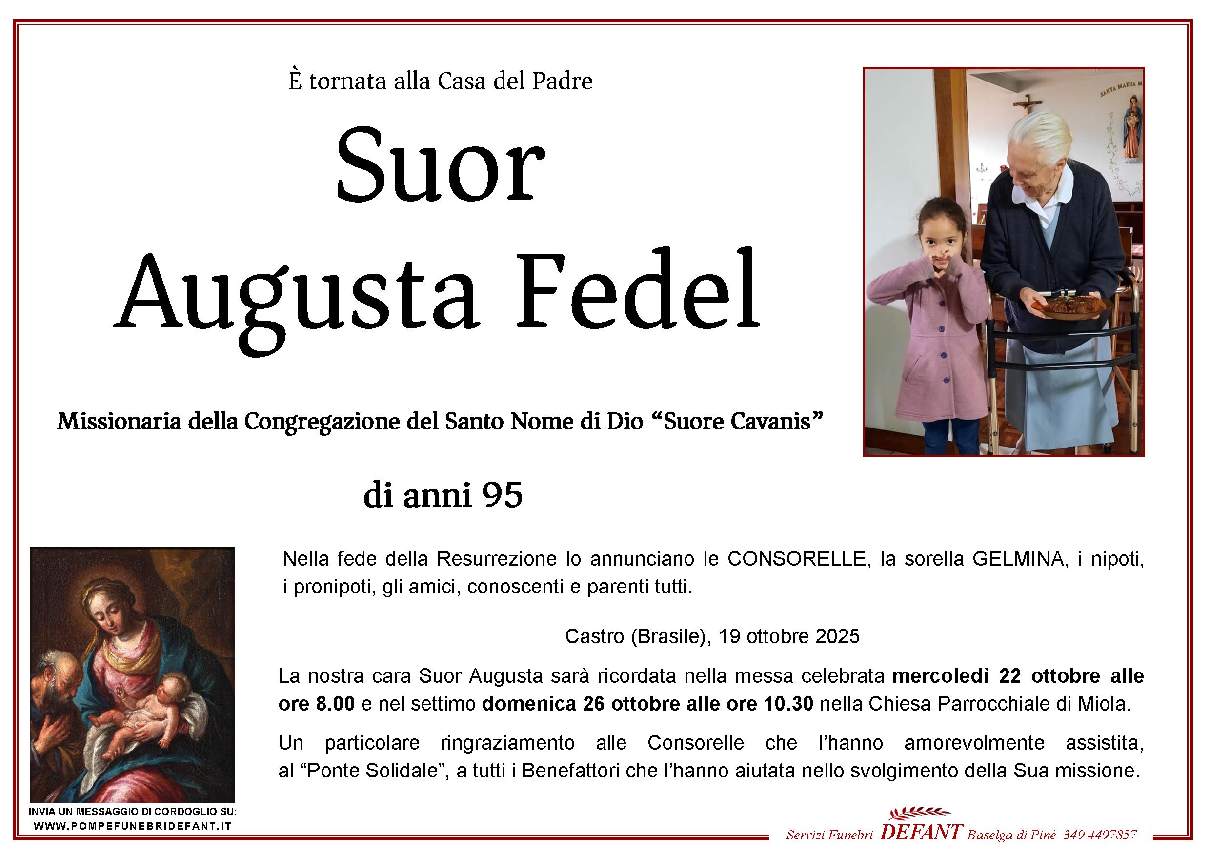 Suor Augusta Fedel
