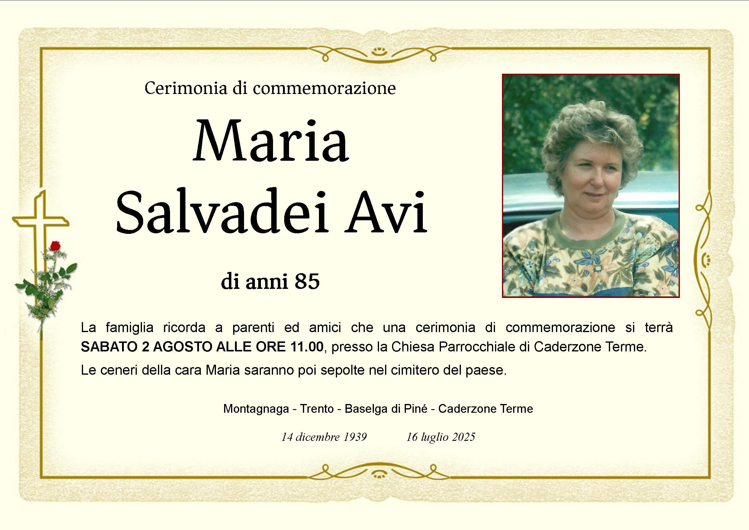 Salvadei Maria Avi