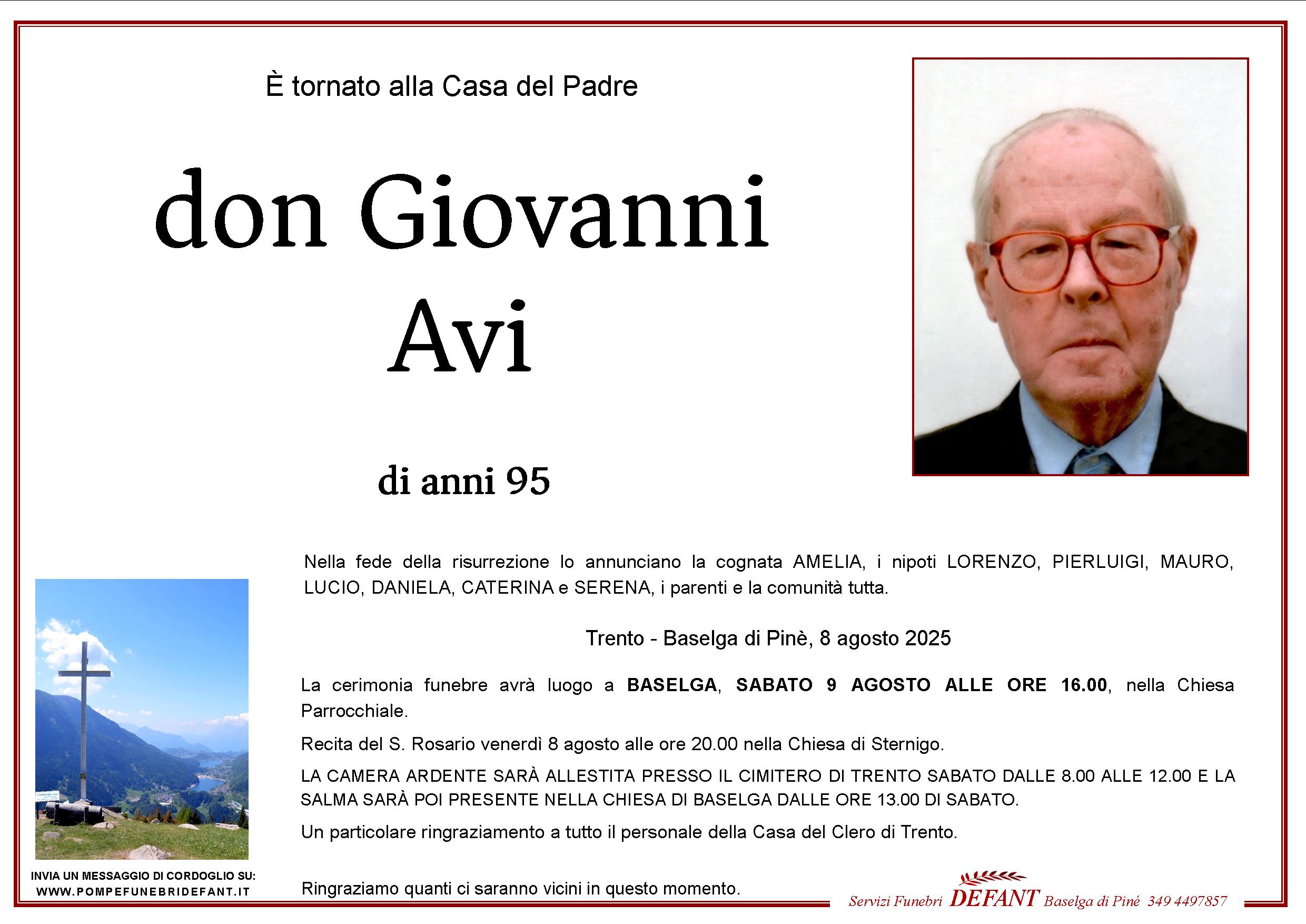don Giovanni Avi